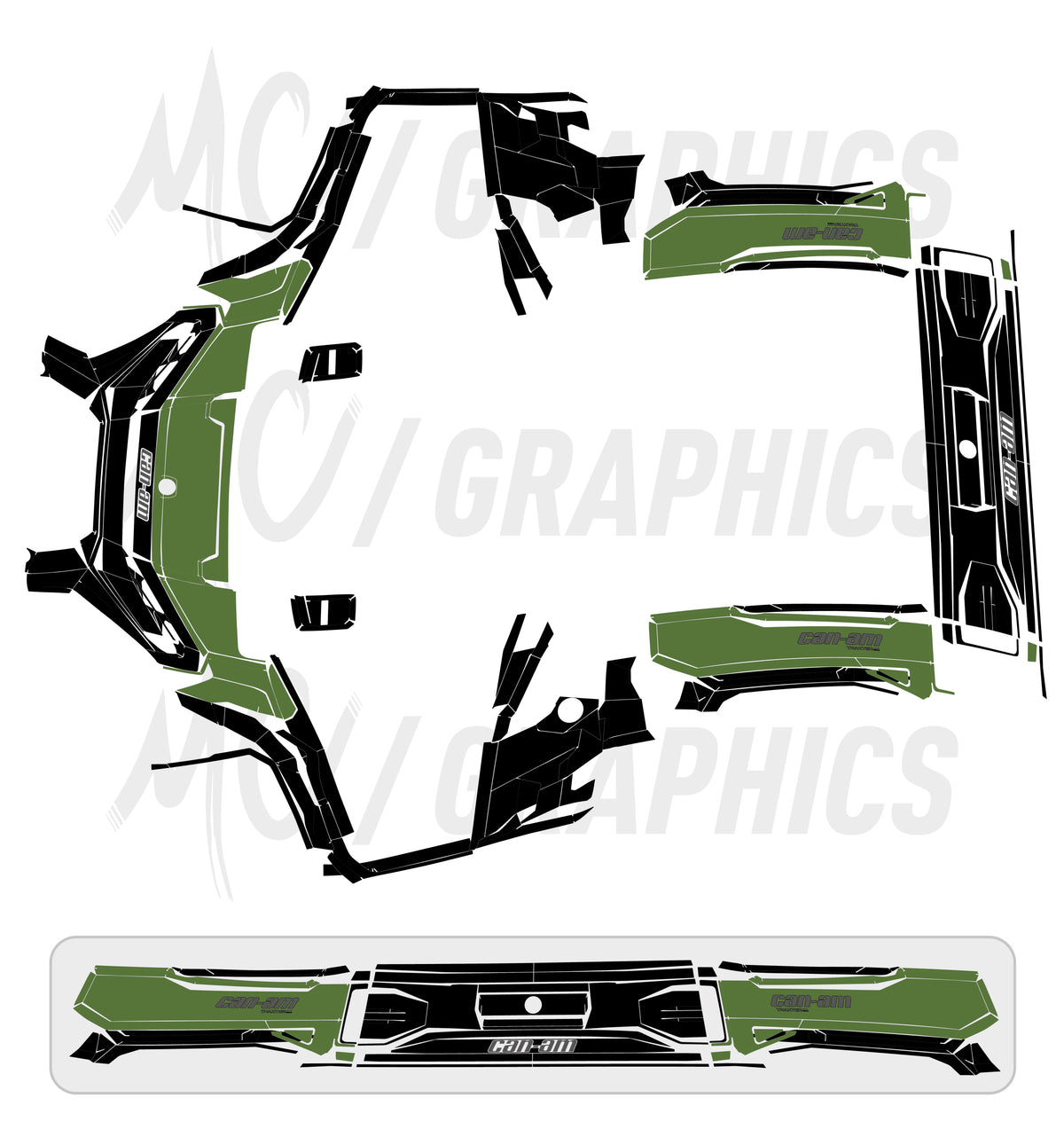CAN AM TRAXTER HD11 2026+ - TEMPLATE