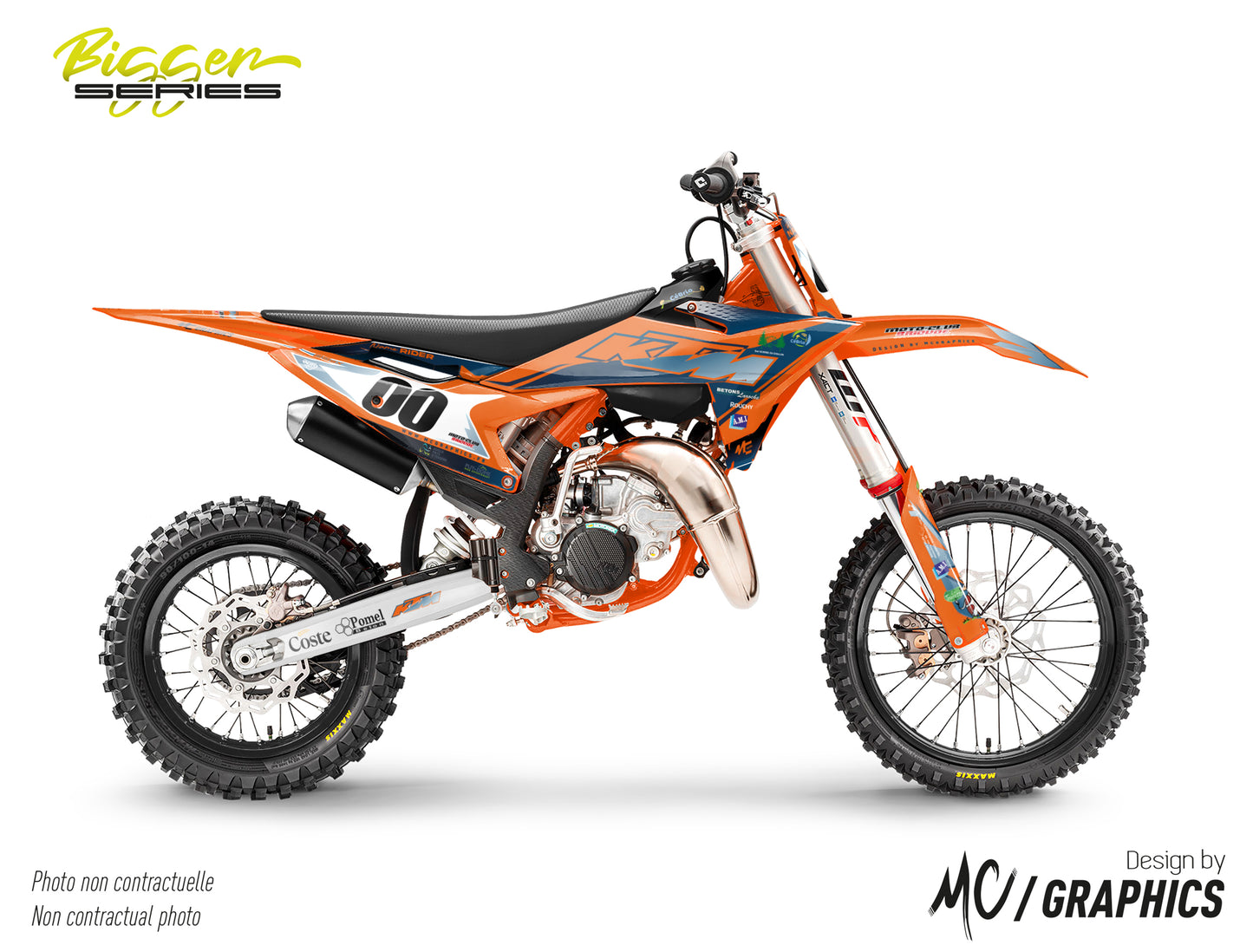 KTM 85 SX 2025+ - LILY26 - ORANGE BLEU
