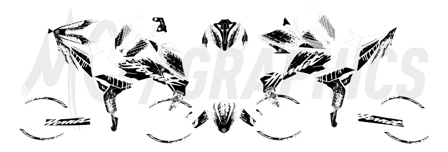 DRIP - BLANC NOIR - HONDA CB 1000 HORNET 2025 - BIGGER SERIES