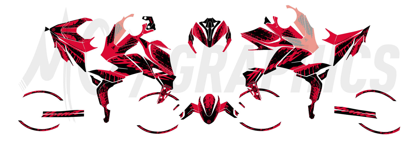 DRIP - ROUGE NOIR - HONDA CB 1000 HORNET 2025 - BIGGER SERIES