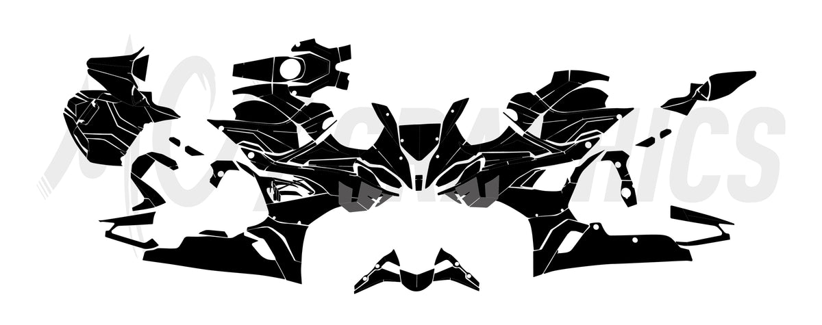 BMW S 1000 RR 2019 à 2022 - S2 CONCEPT / ALPHA RACING - TEMPLATE