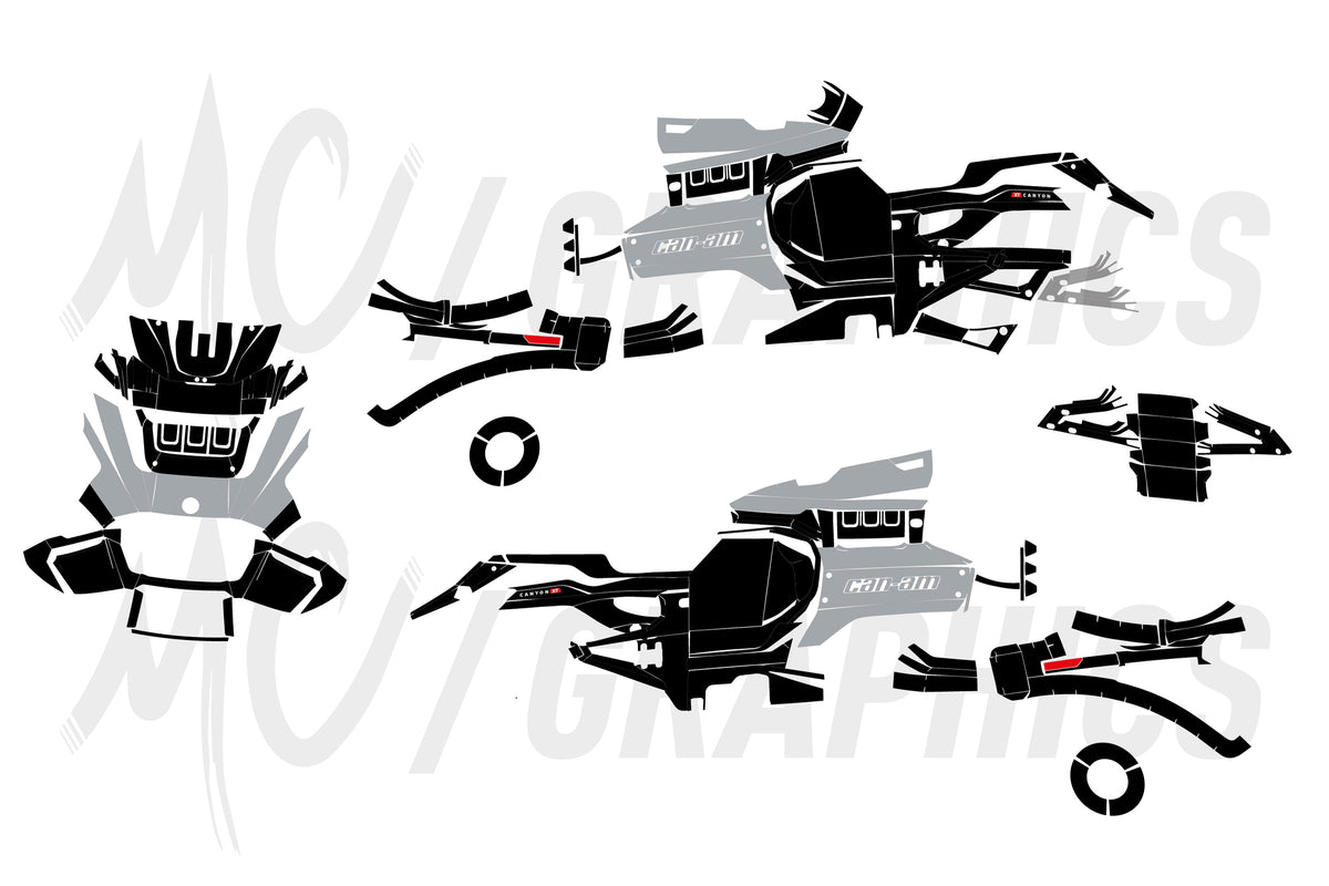 CAN AM 1300 SPYDER CANYON 2025+ - TEMPLATE