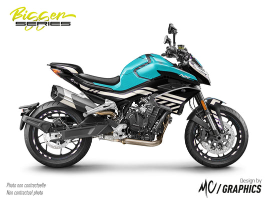 CF GP - TURQUOISE BLANC - CF MOTO NK 800 2023+ - BIGGER SERIES