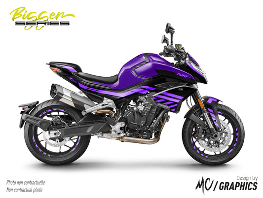 CF GP - VIOLET PLAQUE VIOLETTE - CF MOTO NK 800 2023+ - BIGGER SERIES
