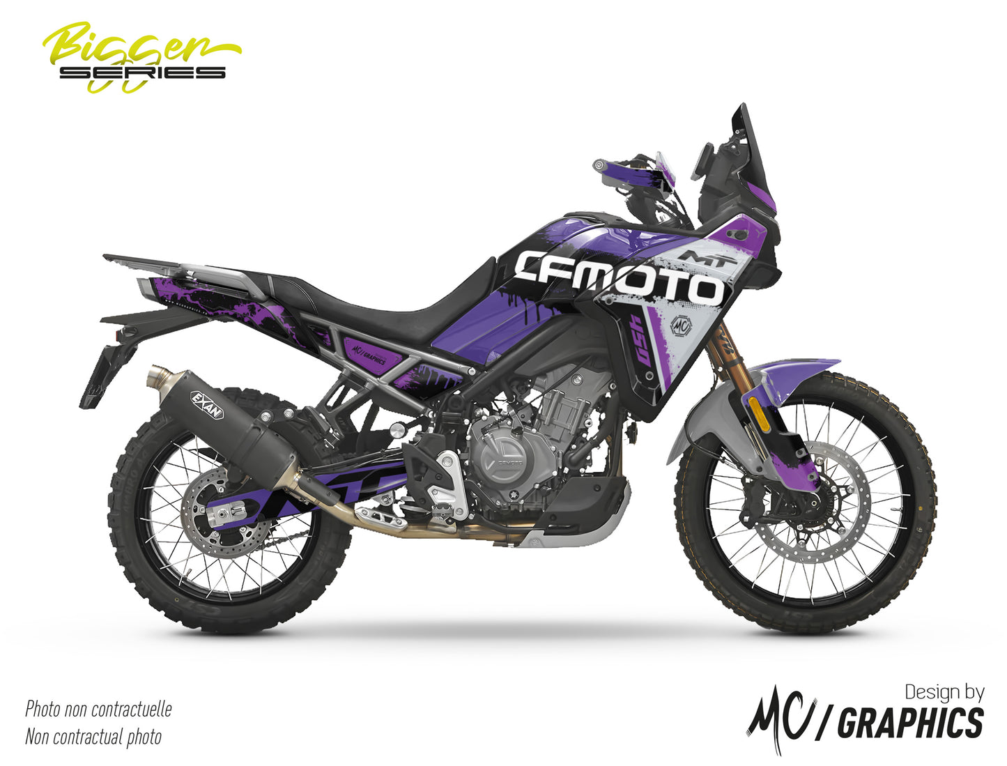 SMEAR - VIOLET VIOLETTE - CF MOTO MT 450 2024+ - BIGGER SERIES