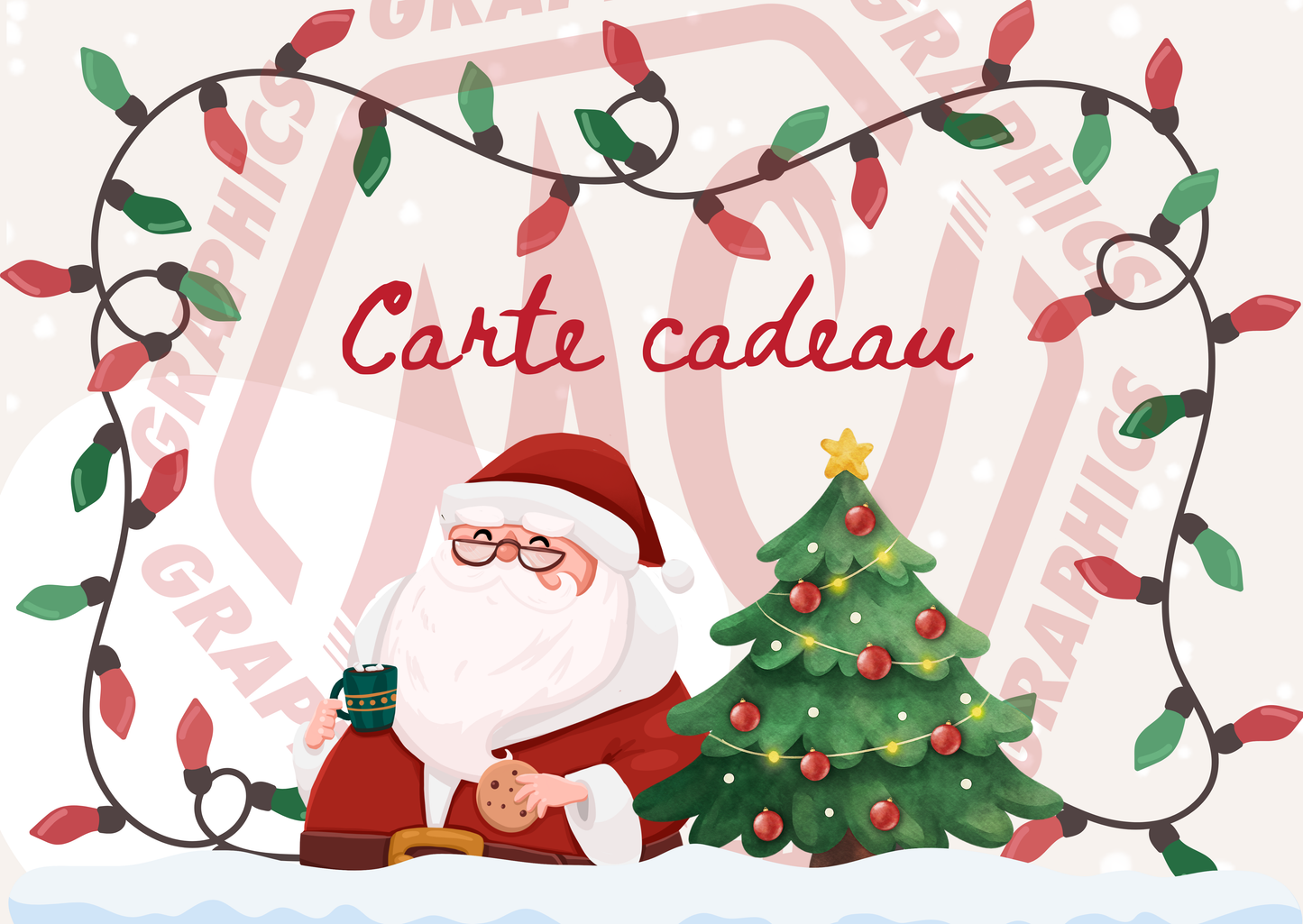 Carte-cadeau Noël MC GRAPHICS