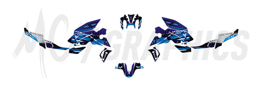 SAKURA - BLEU CYAN - YAMAHA MT07 2021 à 2024 - LIGHTER SERIES
