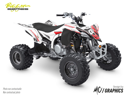 YAMAHA 450 YFZR 2014+ -  70TH ANNIVERSARY - BLANC NOIR ROUGE