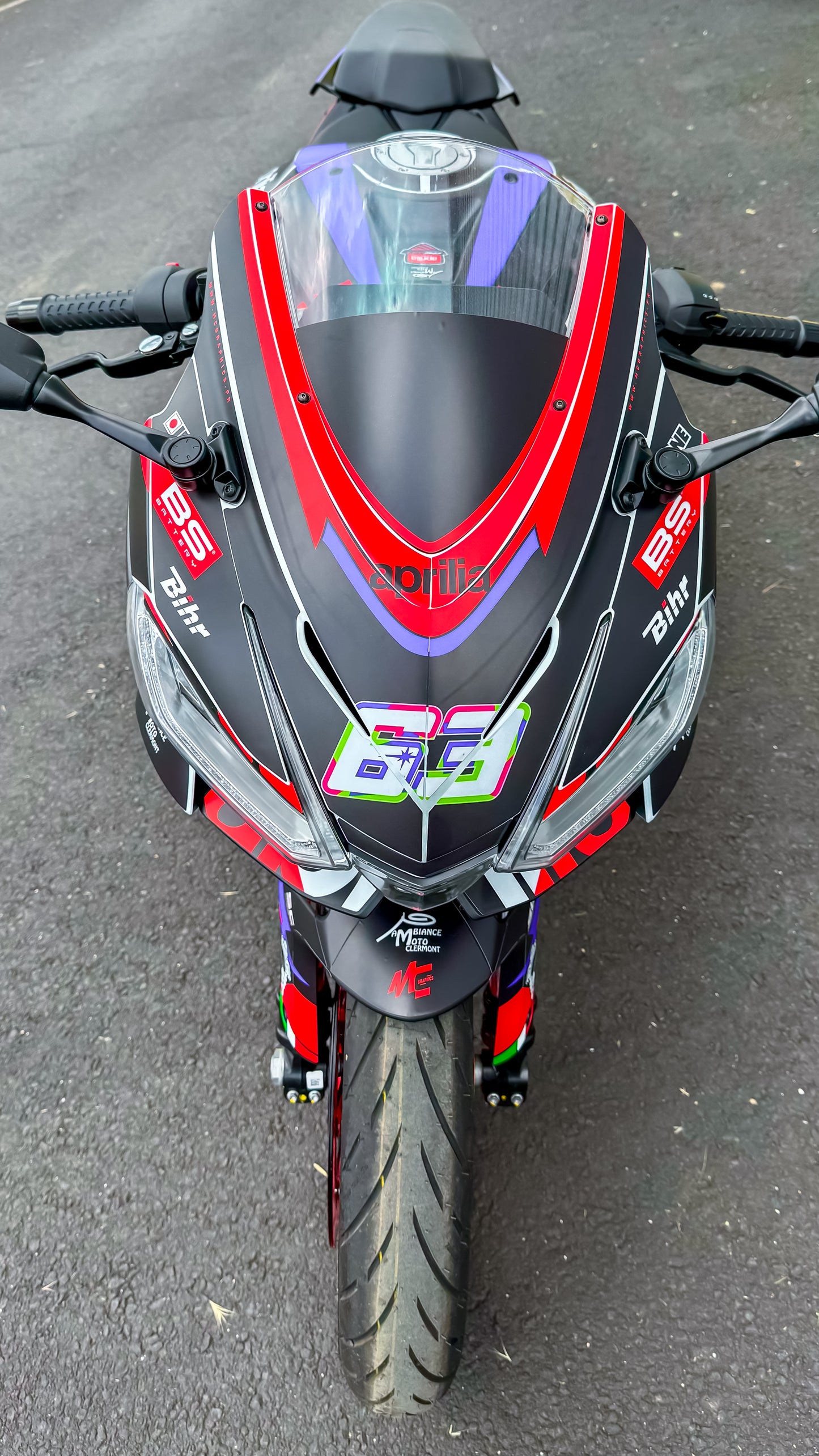 APRILIA RS457 2024+ - TEMPLATE