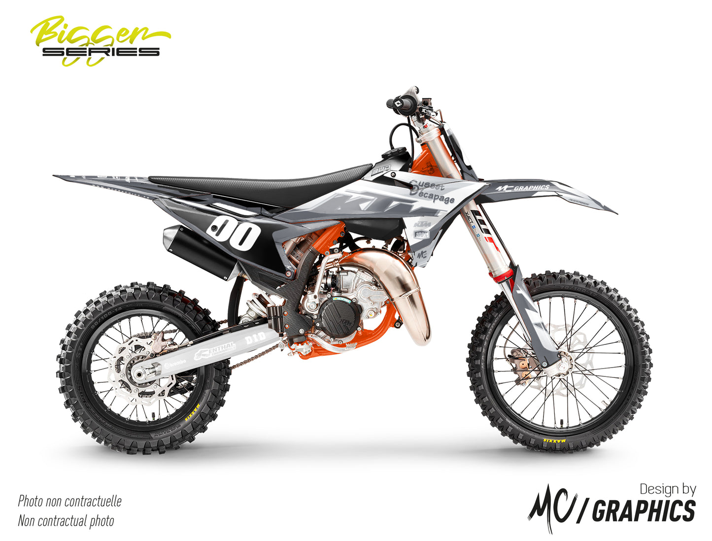 KTM 85 SX 2025+ - RONGET26 - NARDO BLANC