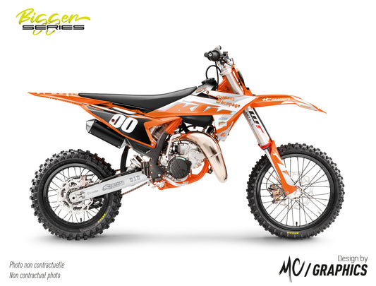KTM 85 SX 2025+ - RONGET26 - ORANGE BLANC