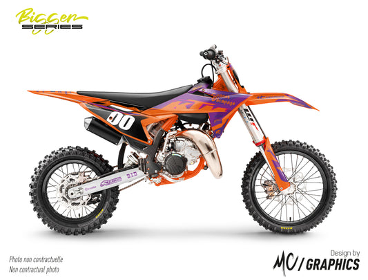 KTM 85 SX 2025+ - RONGET26 - ORANGE PURPLE