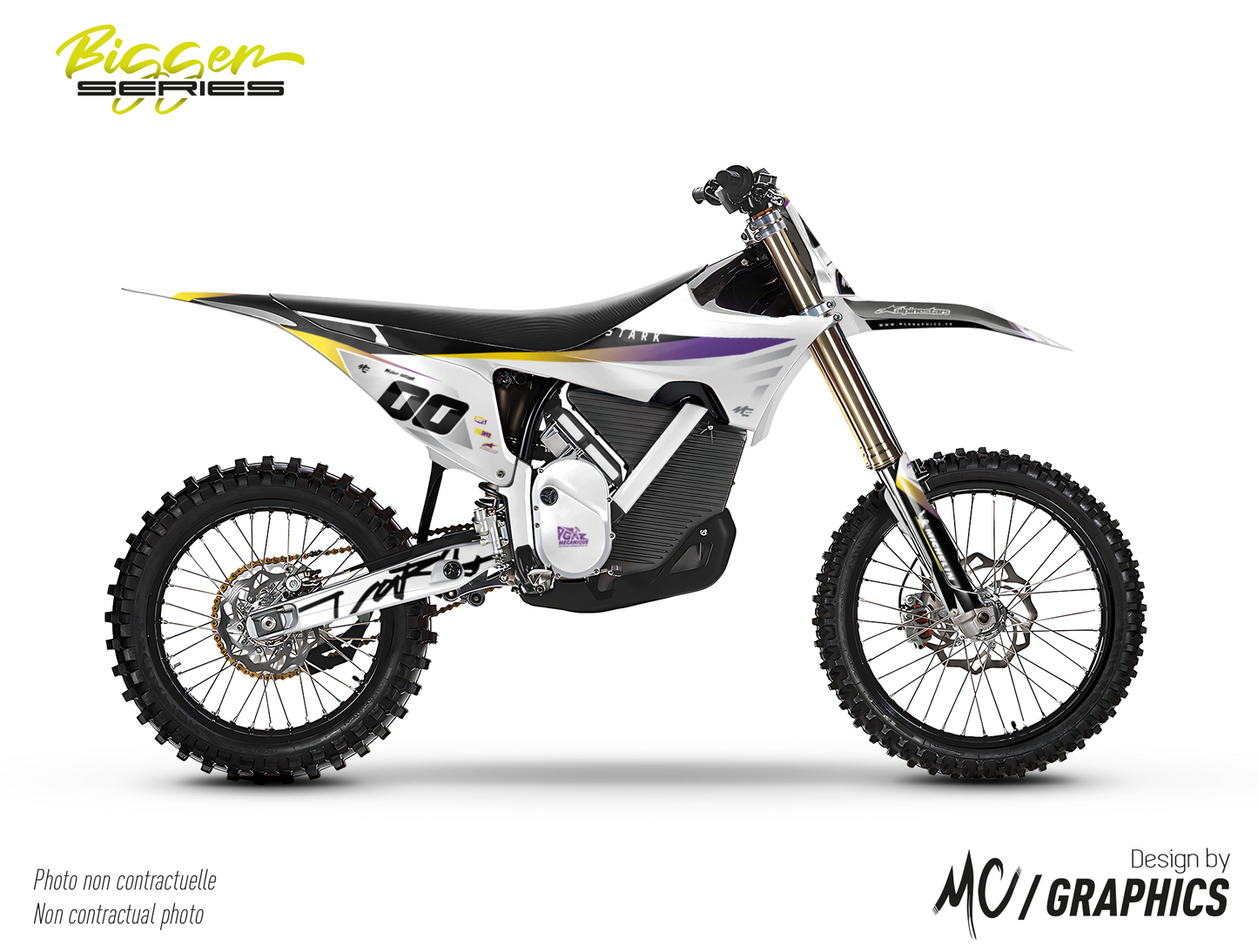 STARK VARG 2023+ - LECLERC26 - BLANC VIOLET JAUNE