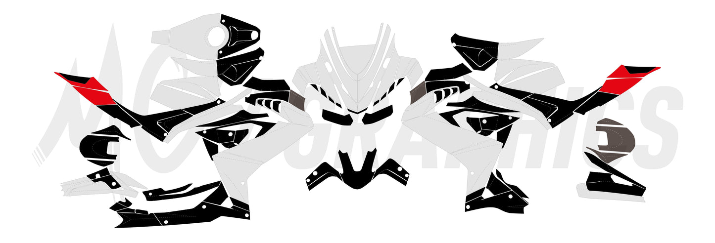 APRILIA RS457 2024+ - TEMPLATE