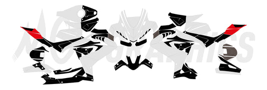 APRILIA RS457 2024+ - TEMPLATE