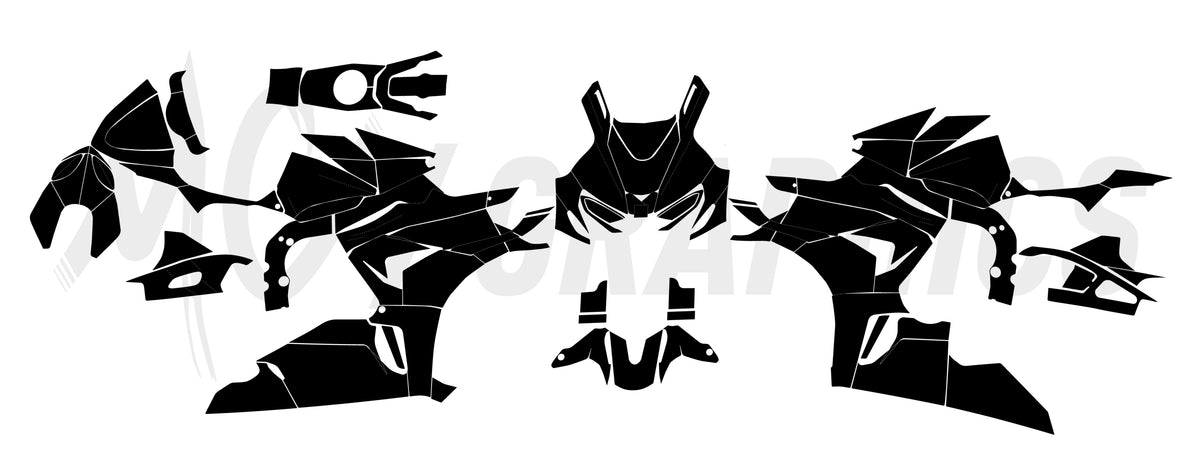 CBR 1000 RR-R 2024+ - BLINDER - TEMPLATE
